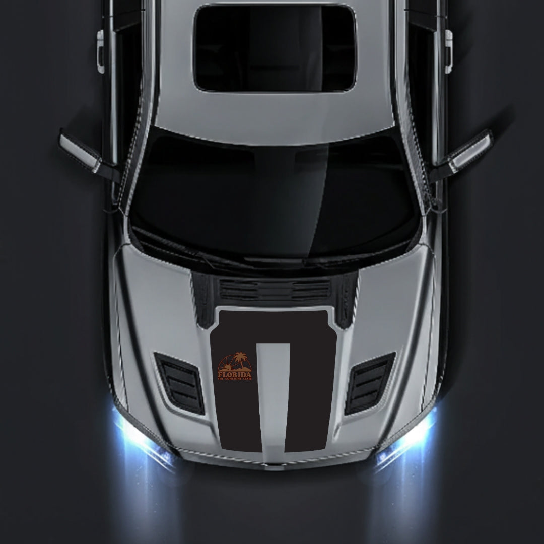Hood Panel Decal/Sticker - Florida Graphic Kit - For Dodge RAM 1500 2019-2025 - Premium Vinyl