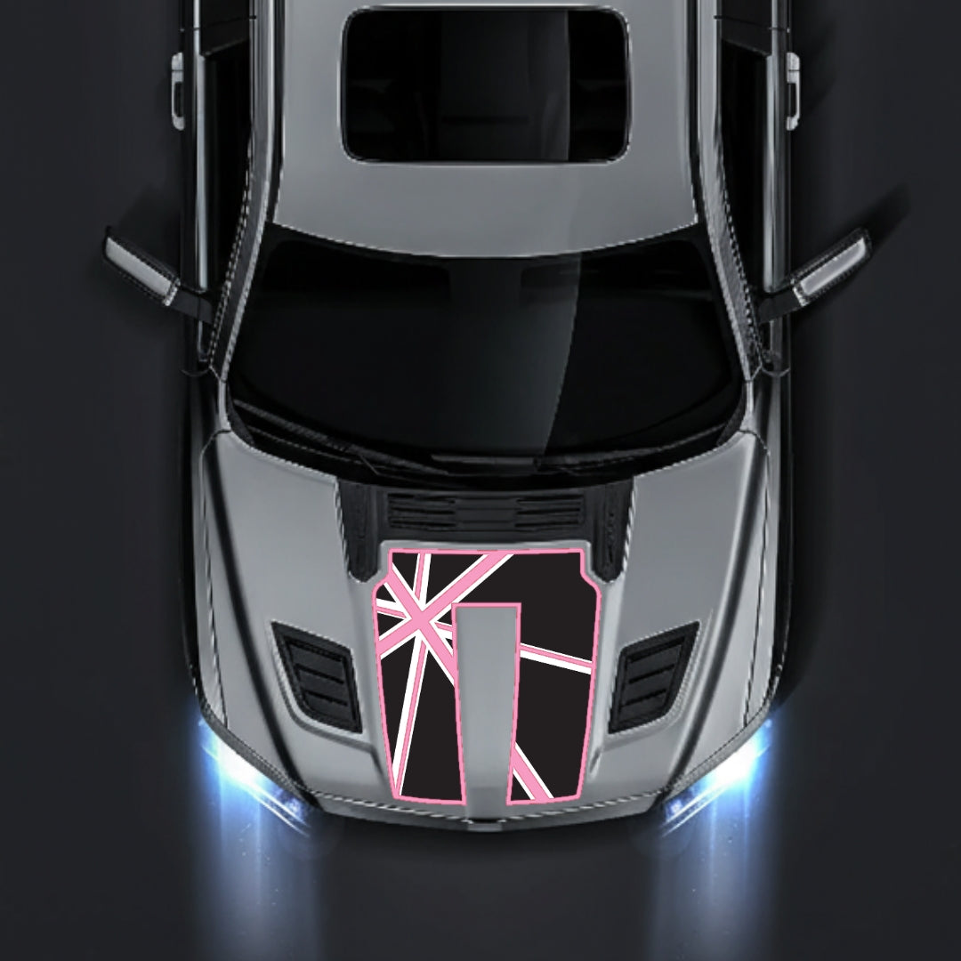 Hood Panel Decal/Sticker - England - Border Graphic Kit - For Dodge RAM 1500 2019-2025 - Premium Vinyl