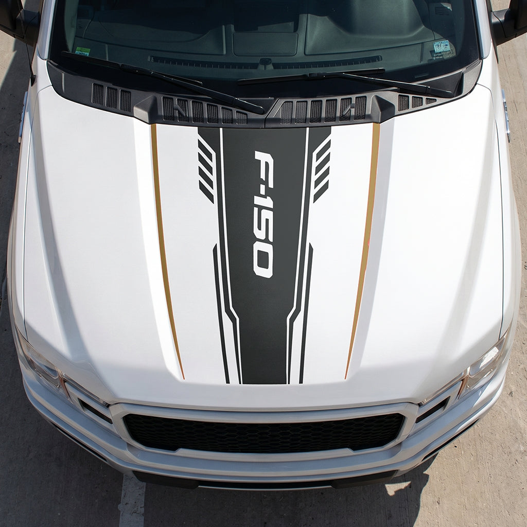 Hood Panel Decal/Sticker - Speed F150 Graphic Decal Graphic Kit - For Ford F-150 2015-2020 - Premium Vinyl