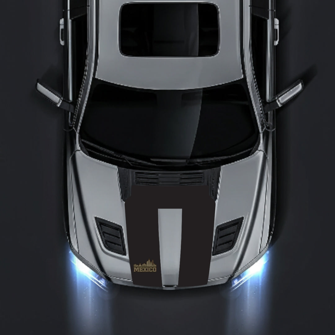 Performance Hood Panel Decal/Sticker - Mexico Graphic Kit - For Dodge RAM 1500 2019-2025 - Premium Vinyl