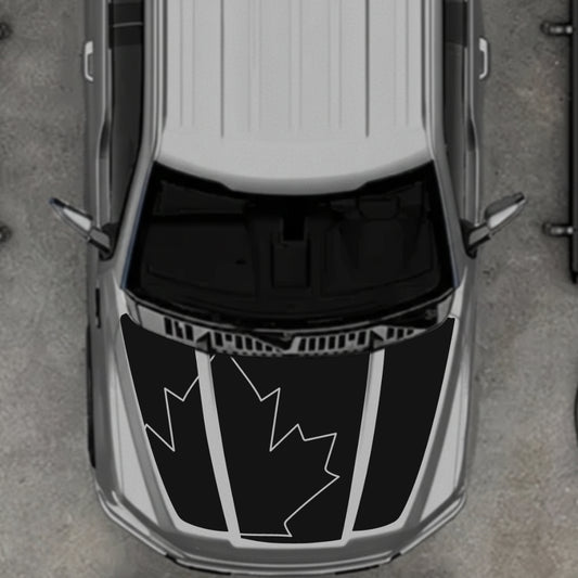 Hood Panel Decal/Sticker - Canada Style 25 Graphic Kit - For Ford F-150 2020-2026 - Premium Vinyl