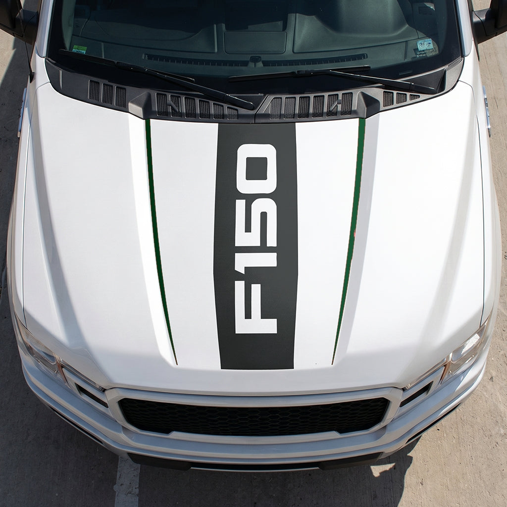 Hood Panel Decal/Sticker - Bold F150 Graphic Decal Graphic Kit - For Ford F-150 2015-2020 - Premium Vinyl