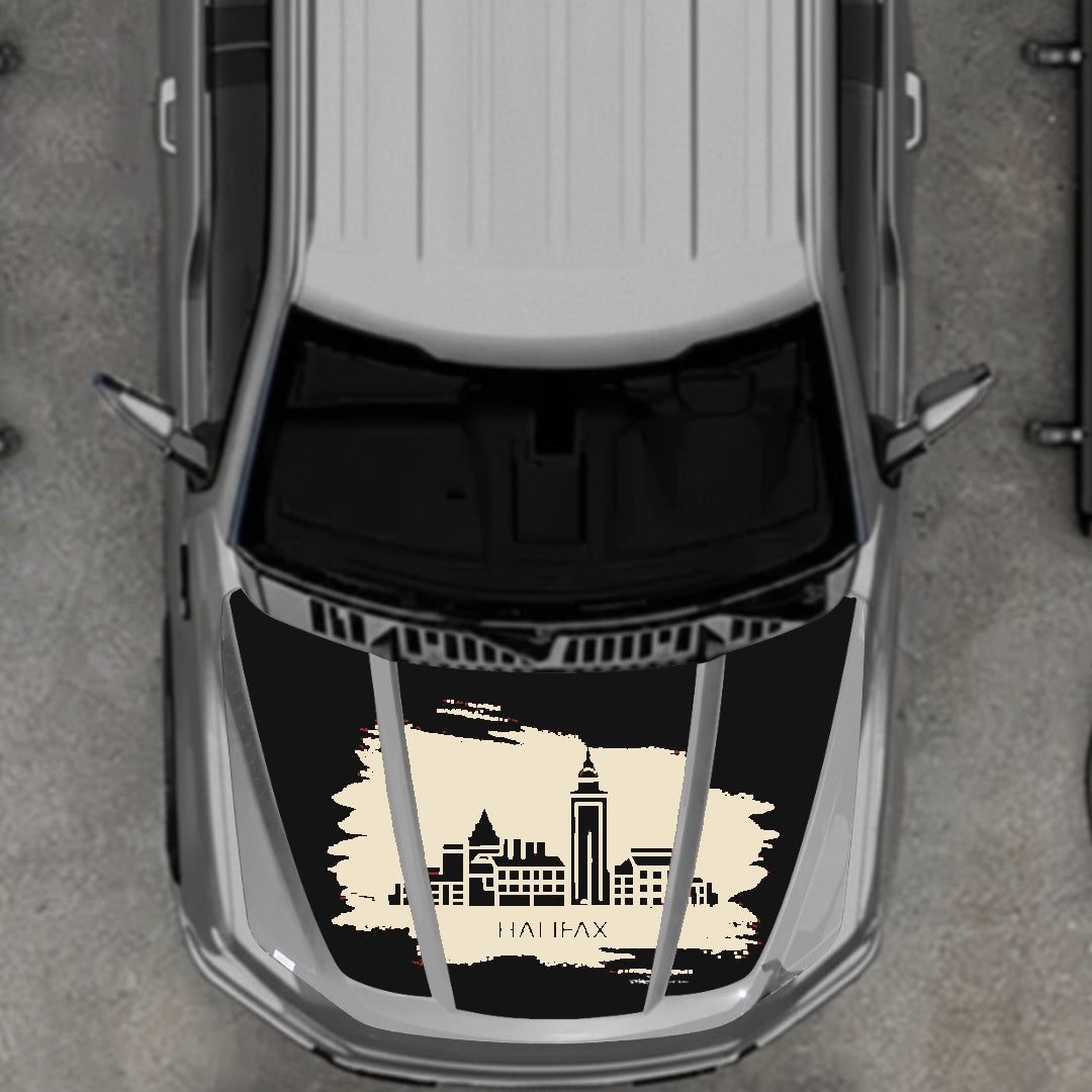 Hood Panel Decal/Sticker - Halifax Graphic Kit - For Ford F-150 2020-2026 - Premium Vinyl