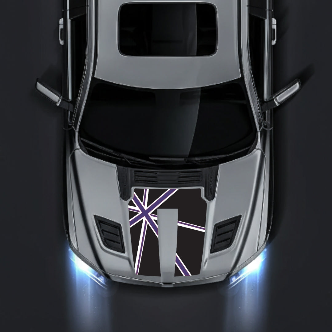 Hood Panel Decal/Sticker - England Graphic Kit - For Dodge RAM 1500 2019-2025 - Premium Vinyl