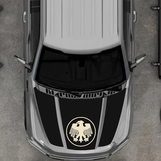 Hood Panel Decal/Sticker - Germany Logo Graphic Kit - For Ford F-150 2020-2026 - Premium Vinyl