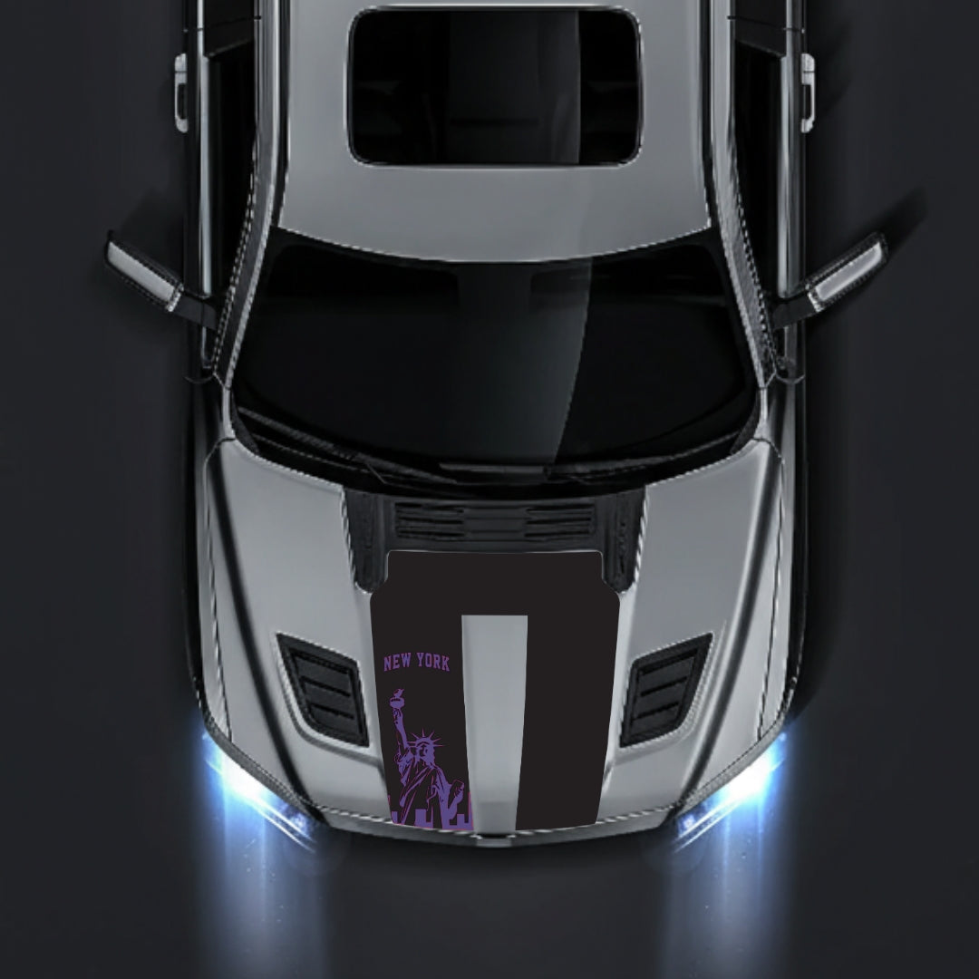 Hood Panel Decal/Sticker - New York Graphic Kit - For Dodge RAM 1500 2019-2025 - Premium Vinyl