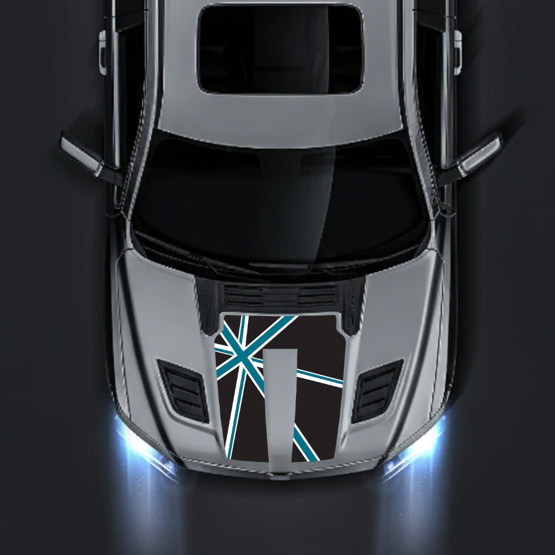 Performance Hood Panel Decal/Sticker - England Graphic Kit - For Dodge RAM 1500 2019-2025 - Premium Vinyl