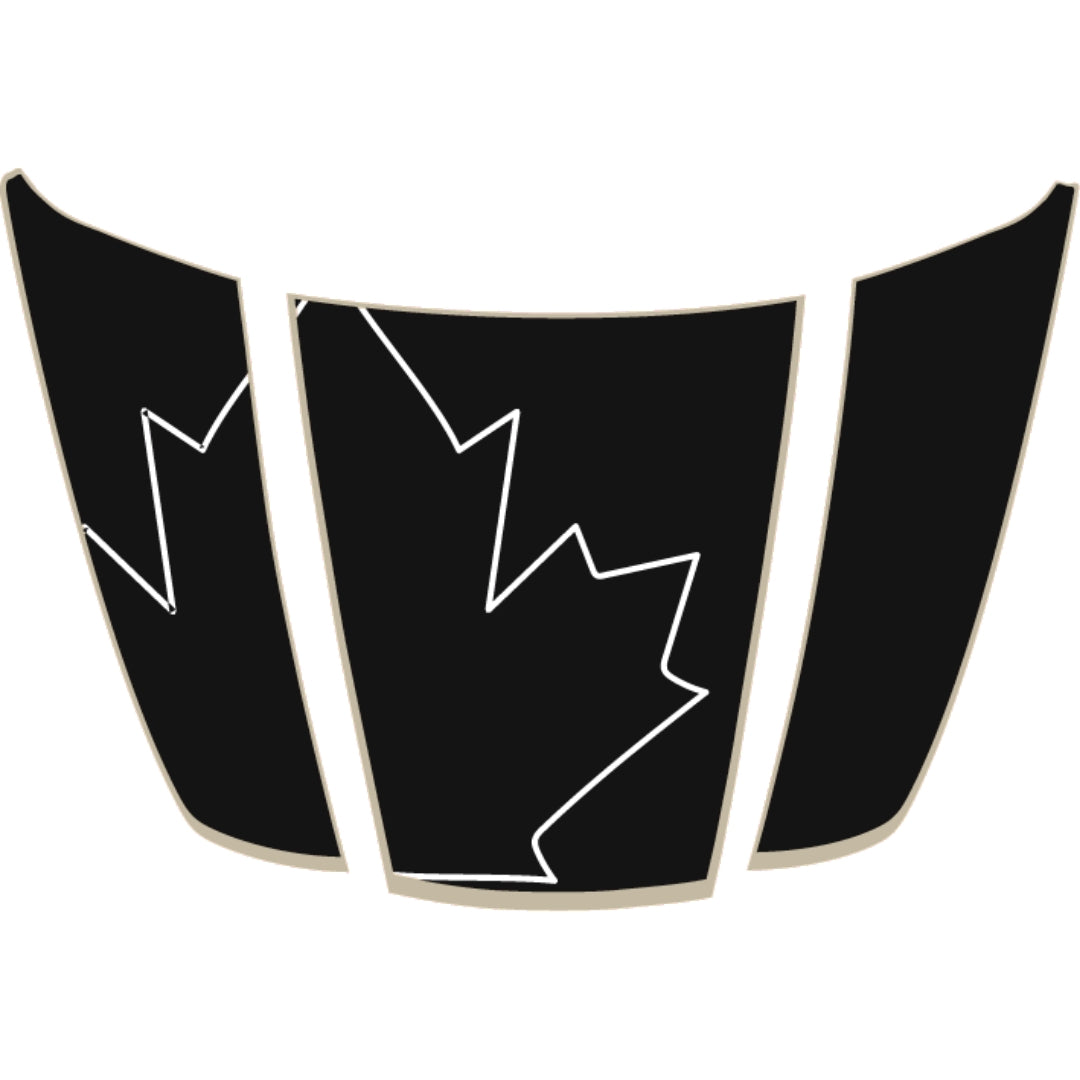 Hood Panel Decal/Sticker - Canada Style 26 Graphic Kit - For Ford F-150 2020-2026 - Premium Vinyl