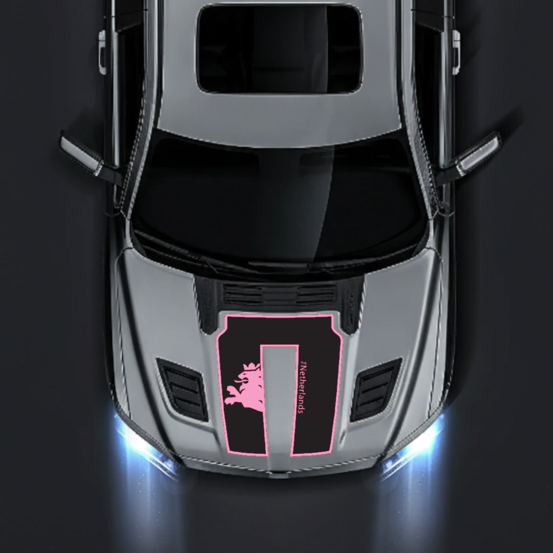 Hood Panel Decal/Sticker - Netherlands - Border Graphic Kit - For Dodge RAM 1500 2019-2025 - Premium Vinyl