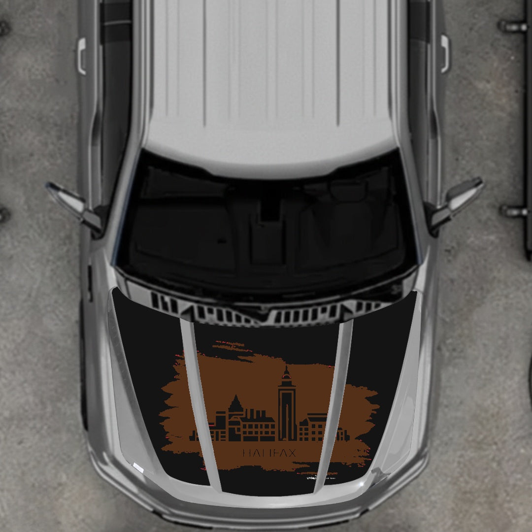 Hood Panel Decal/Sticker - Halifax Graphic Kit - For Ford F-150 2020-2026 - Premium Vinyl