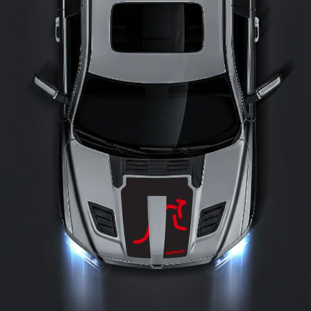 Performance Hood Panel Decal/Sticker - Australia Graphic Kit - For Dodge RAM 1500 2019-2025 - Premium Vinyl