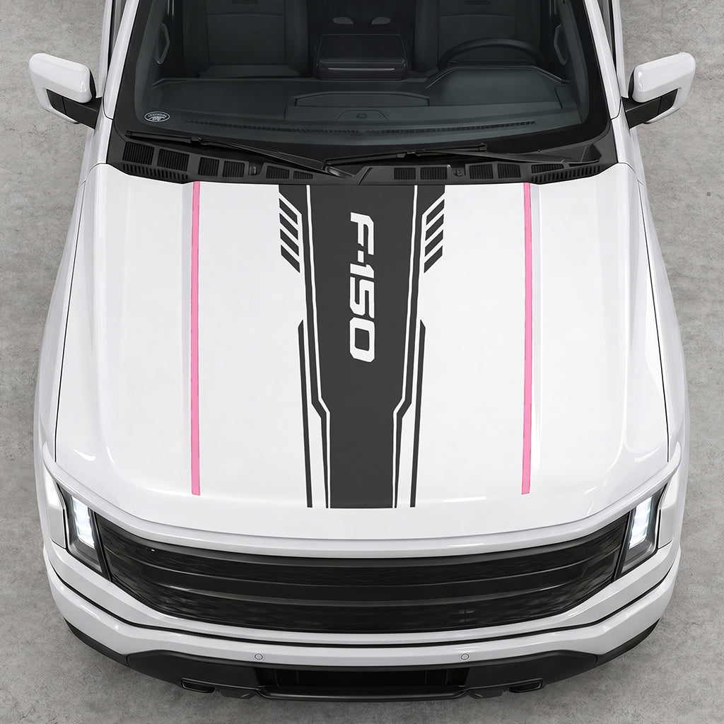 Hood Panel Decal/Sticker - Speed F150 Graphic Decal Graphic Kit - For Ford F-150 2015-2020 - Premium Vinyl