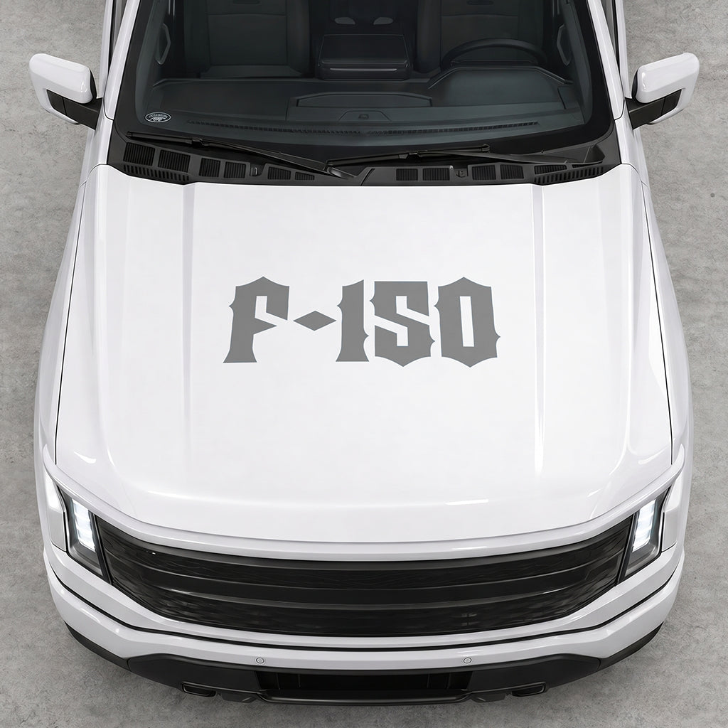 Hood Panel Decal/Sticker - Cut Lightning F150 Graphic Decal Graphic Kit - For FORD F-150 2015-2020 - Premium Vinyl