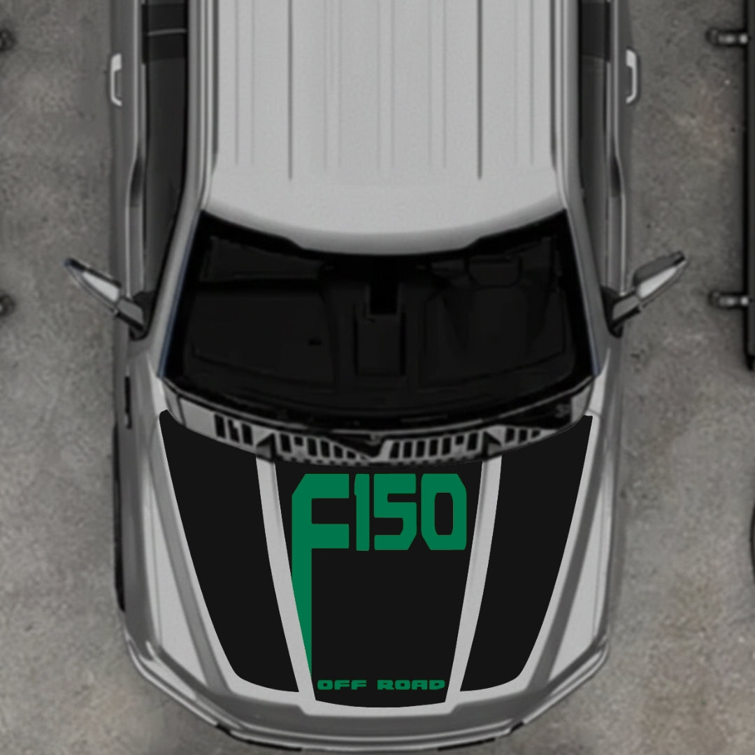 Hood Panel Decal/Sticker - Style 23 Graphic Kit - For Ford F-150 2020-2026 - Premium Vinyl