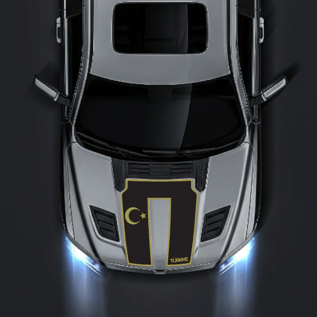 Hood Panel Decal/Sticker - Turkey - Border Graphic Kit - For Dodge RAM 1500 2019-2025 - Premium Vinyl