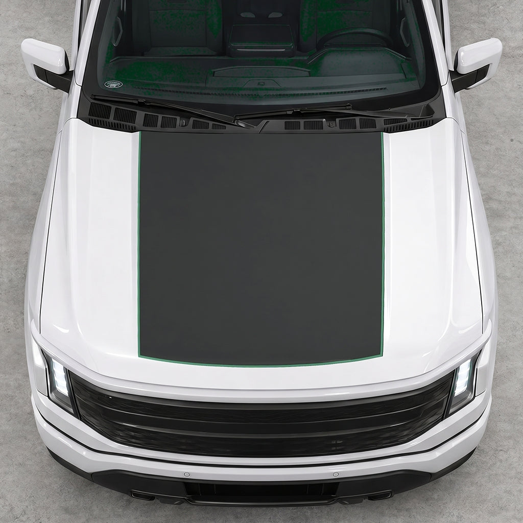Hood Panel Decal/Sticker - Solid Graphic Decal Graphic Kit - For FORD F-150 2015-2020 - Premium Vinyl