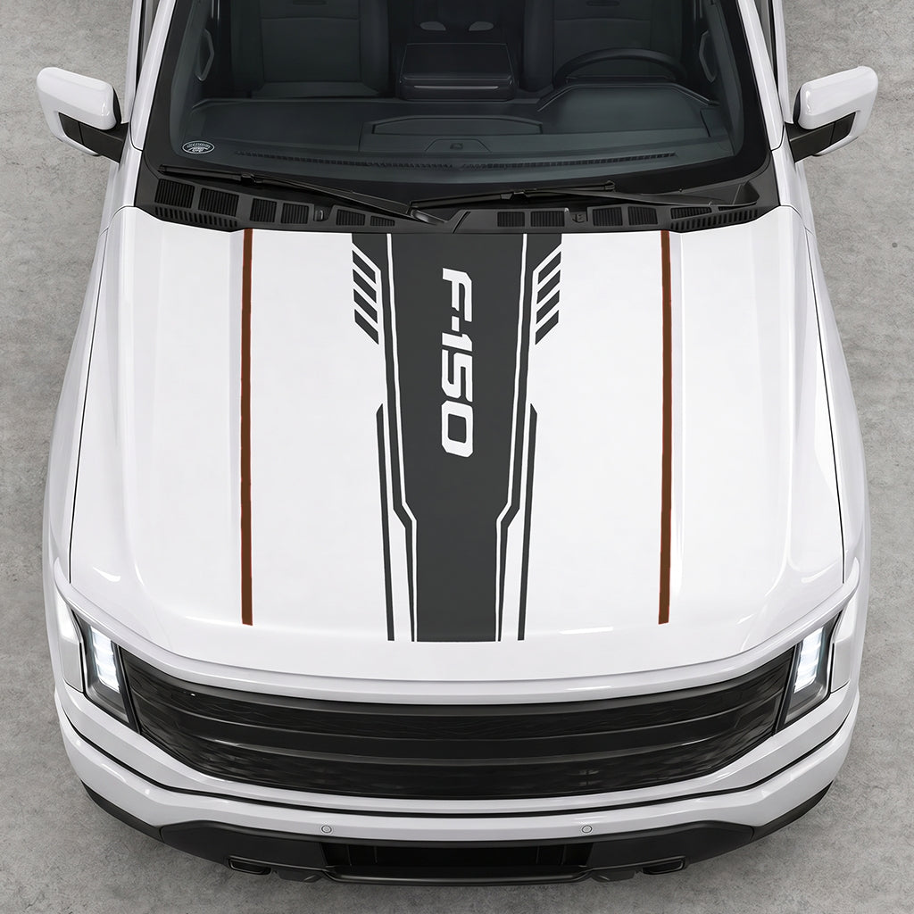 Hood Panel Decal/Sticker - Speed F150 Graphic Decal Graphic Kit - For Ford F-150 2015-2020 - Premium Vinyl