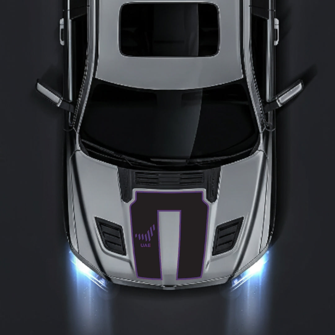 Hood Panel Decal/Sticker - United Arab Emirates - Border Graphic Kit - For Dodge RAM 1500 2019-2025 - Premium Vinyl