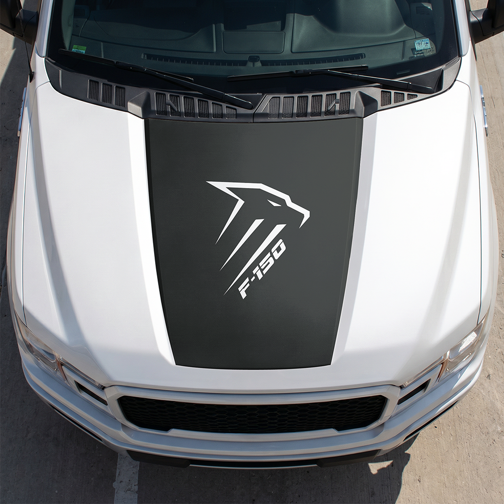 Hood Panel Decal/Sticker - Different Styles Graphic Decals Kit- For Ford F-150 2015-2020 - Premium Vinyl