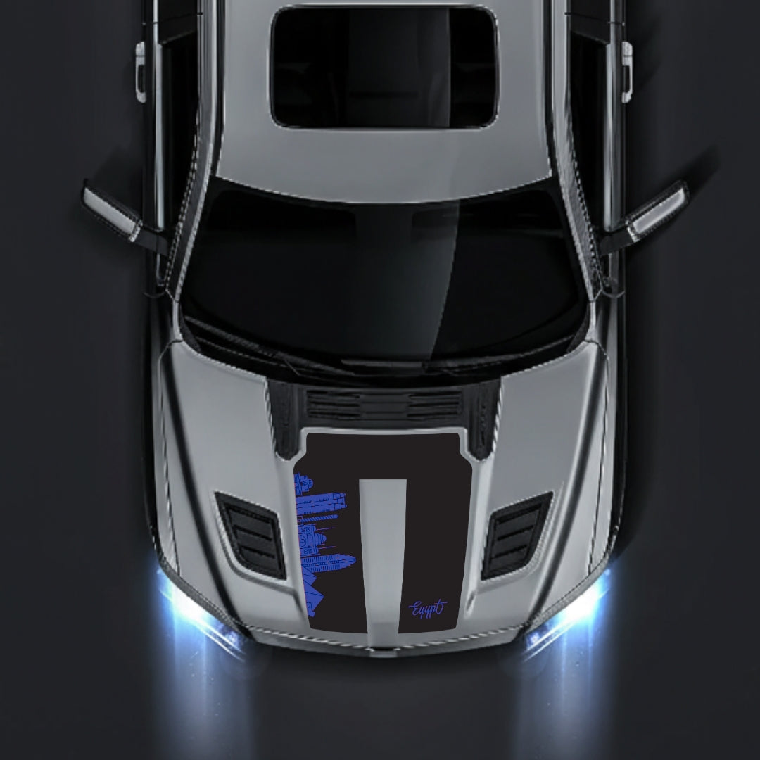 Hood Panel Decal/Sticker - Egypt Skyline Graphic Kit - For Dodge RAM 1500 2019-2025 - Premium Vinyl