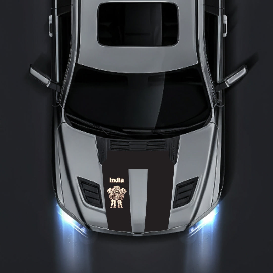 Hood Panel Decal/Sticker - India Graphic Kit - For Dodge RAM 1500 2019-2025 - Premium Vinyl