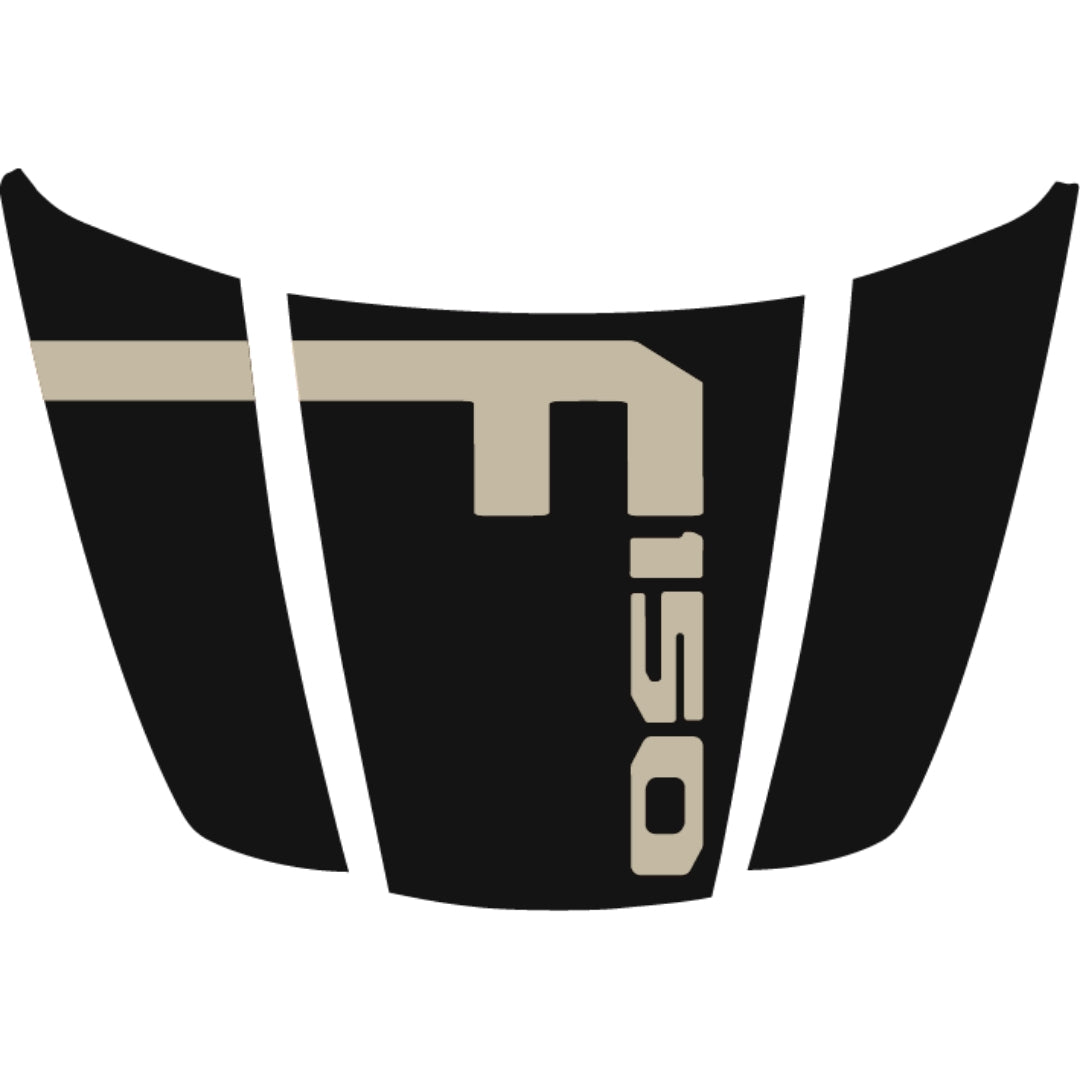Hood Panel Decal/Sticker - Style 9 Graphic Kit - For Ford F-150 2020-2026 - Premium Vinyl