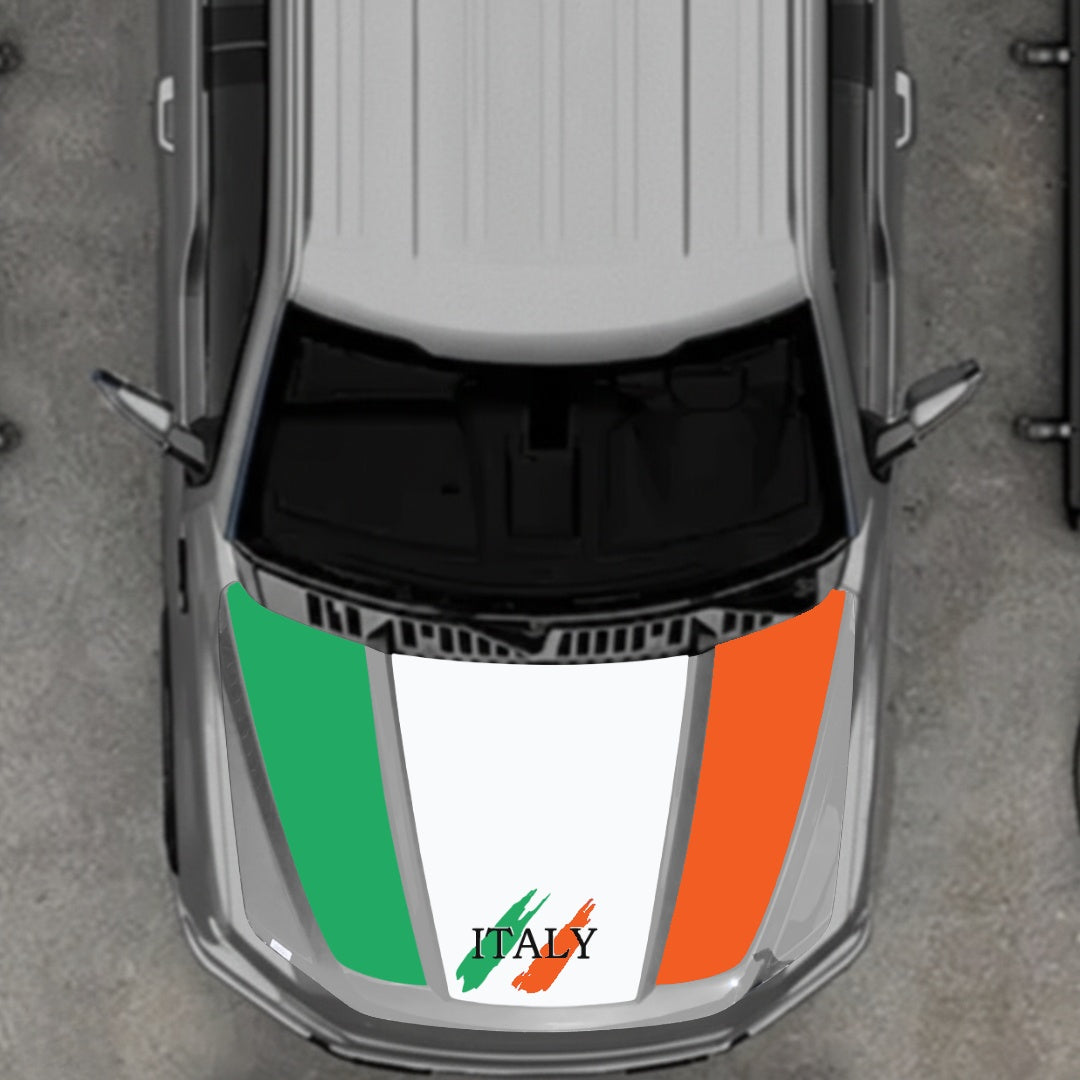 Hood Panel Decal/Sticker - Italy Graphic Kit - For Ford F-150 2020-2026 - Premium Vinyl
