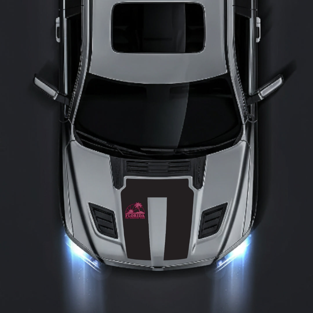 Performance Hood Panel Decal/Sticker - Florida Graphic Kit - For Dodge RAM 1500 2019-2025 - Premium Vinyl