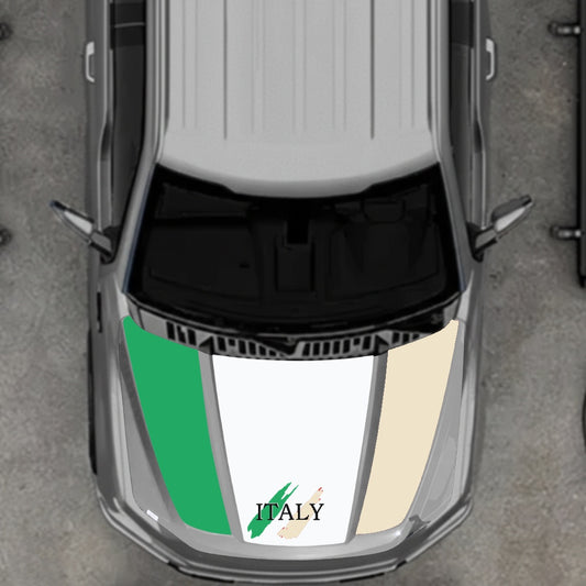 Hood Panel Decal/Sticker - Italy Graphic Kit - For Ford F-150 2020-2026 - Premium Vinyl