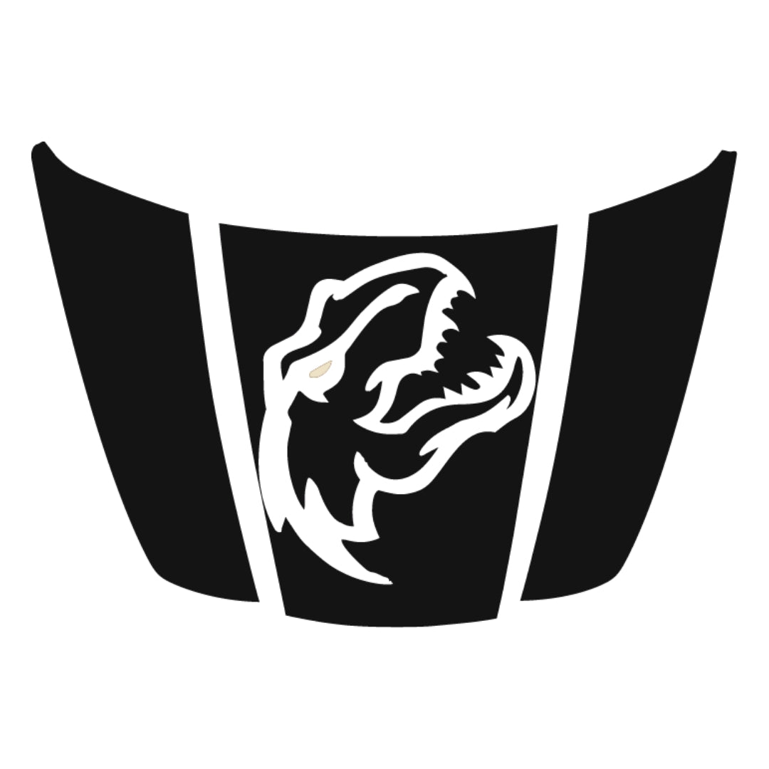 Hood Panel Decal/Sticker - Rex Style 10 Graphic Kit - For Ford F-150 2020-2026 - Premium Vinyl