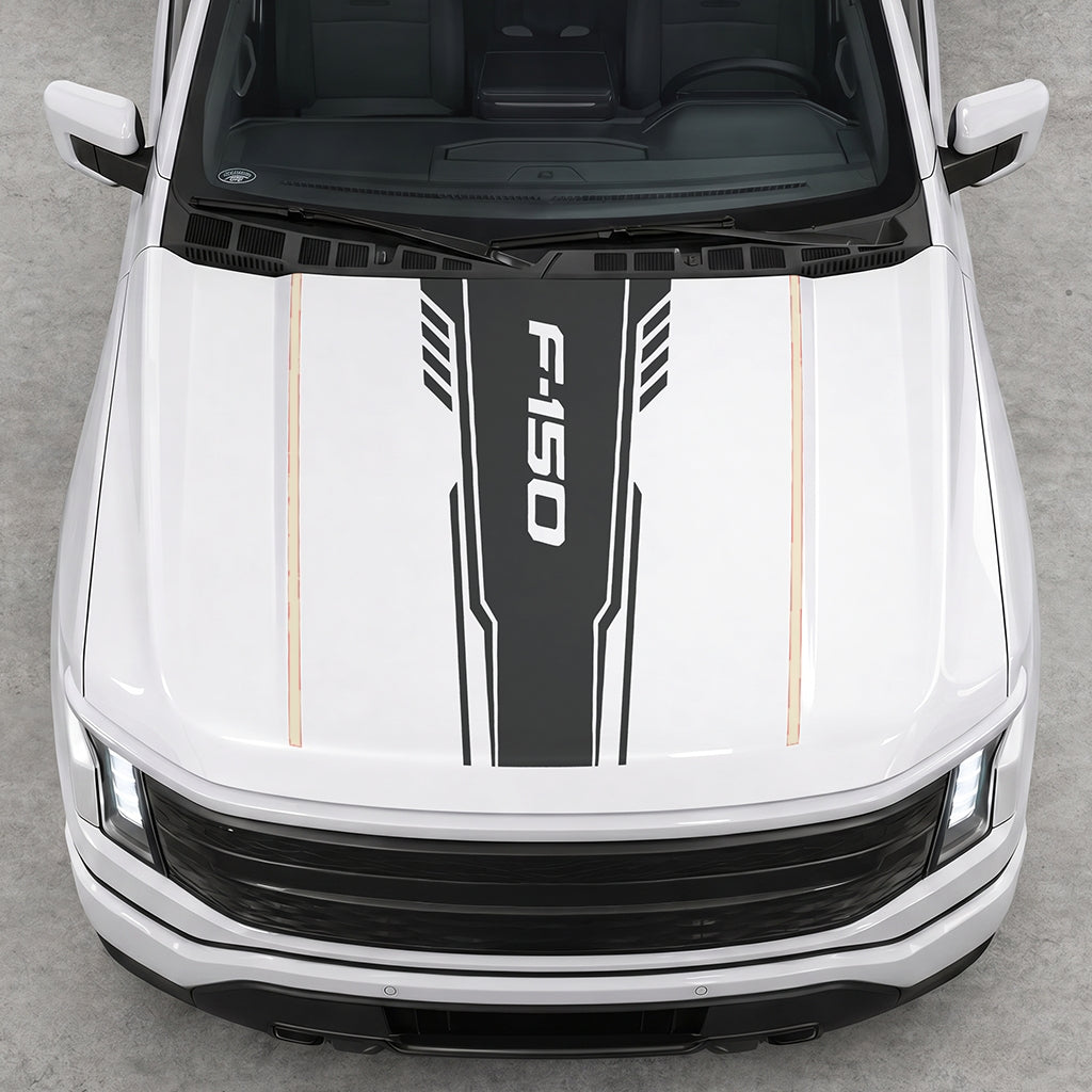 Hood Panel Decal/Sticker - Speed F150 Graphic Decal Graphic Kit - For Ford F-150 2015-2020 - Premium Vinyl