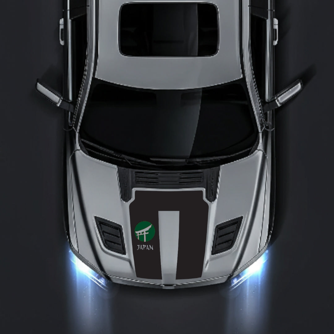 Hood Panel Decal/Sticker - Japan - Cut Graphic Kit - For Dodge RAM 1500 2019-2025 - Premium Vinyl