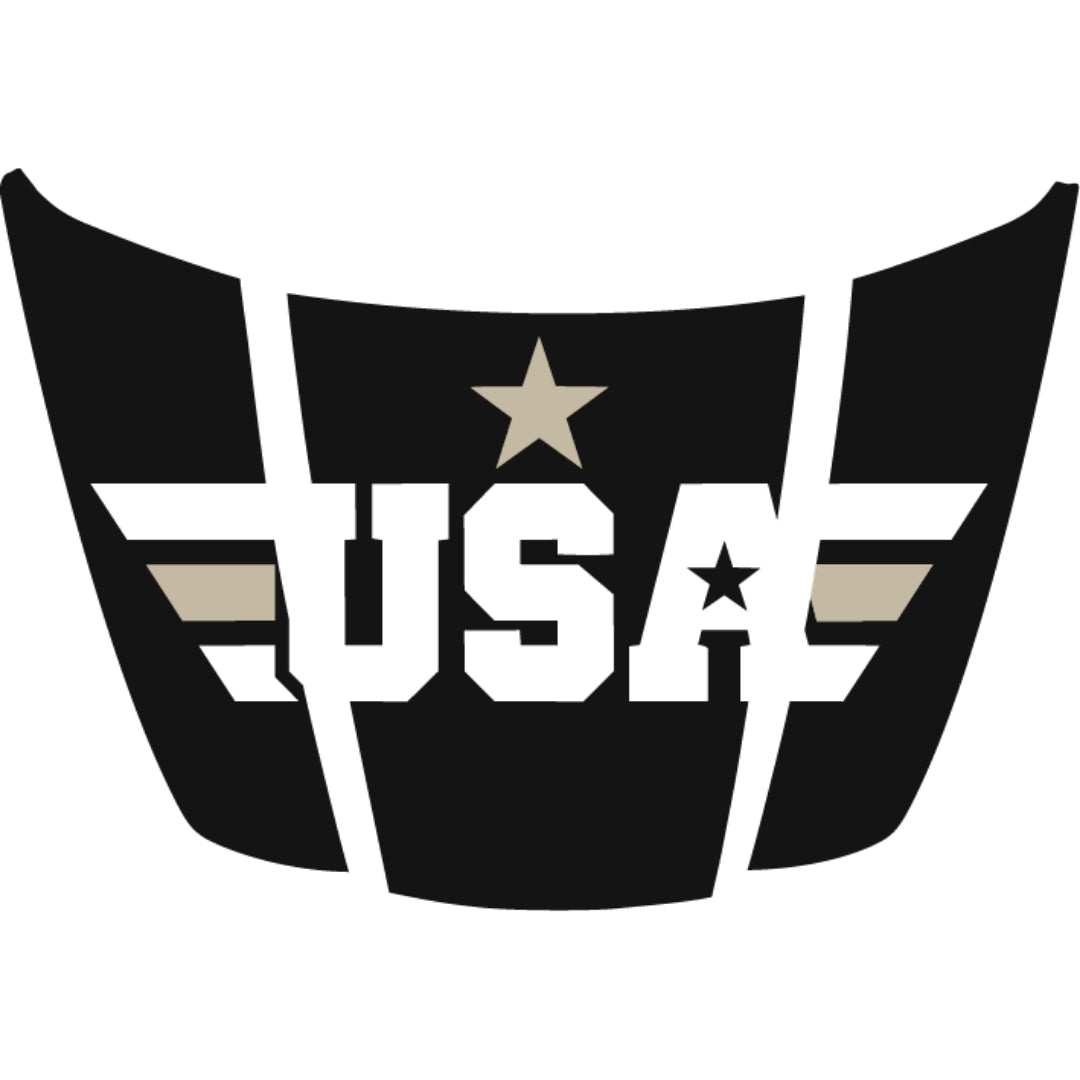 Hood Panel Decal/Sticker - USA Style 7 Graphic Kit - For Ford F-150 2020-2026 - Premium Vinyl