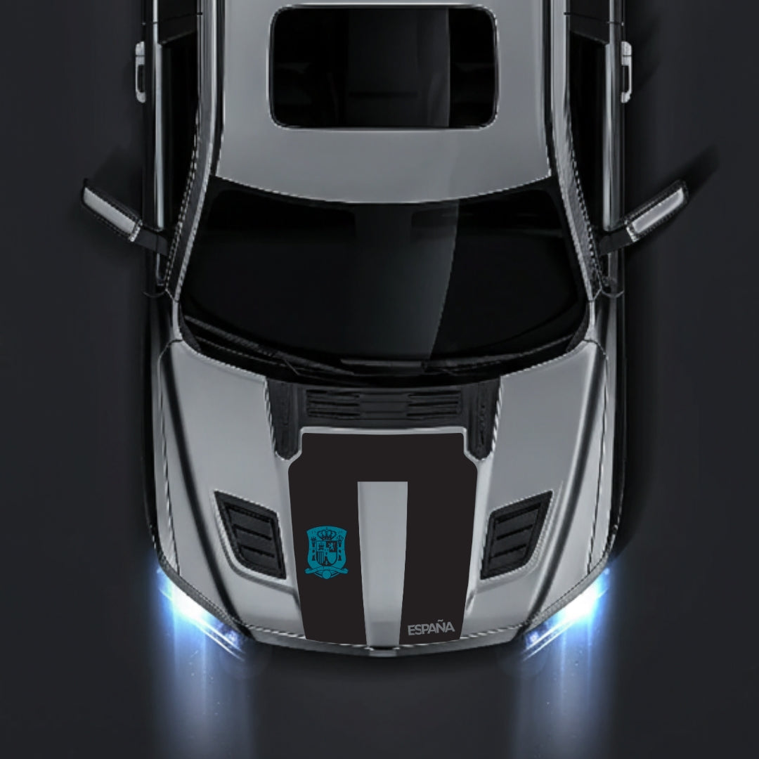 Performance Hood Panel Decal/Sticker - Spain - Cut Graphic Kit - For Dodge RAM 1500 2019-2025 - Premium Vinyl