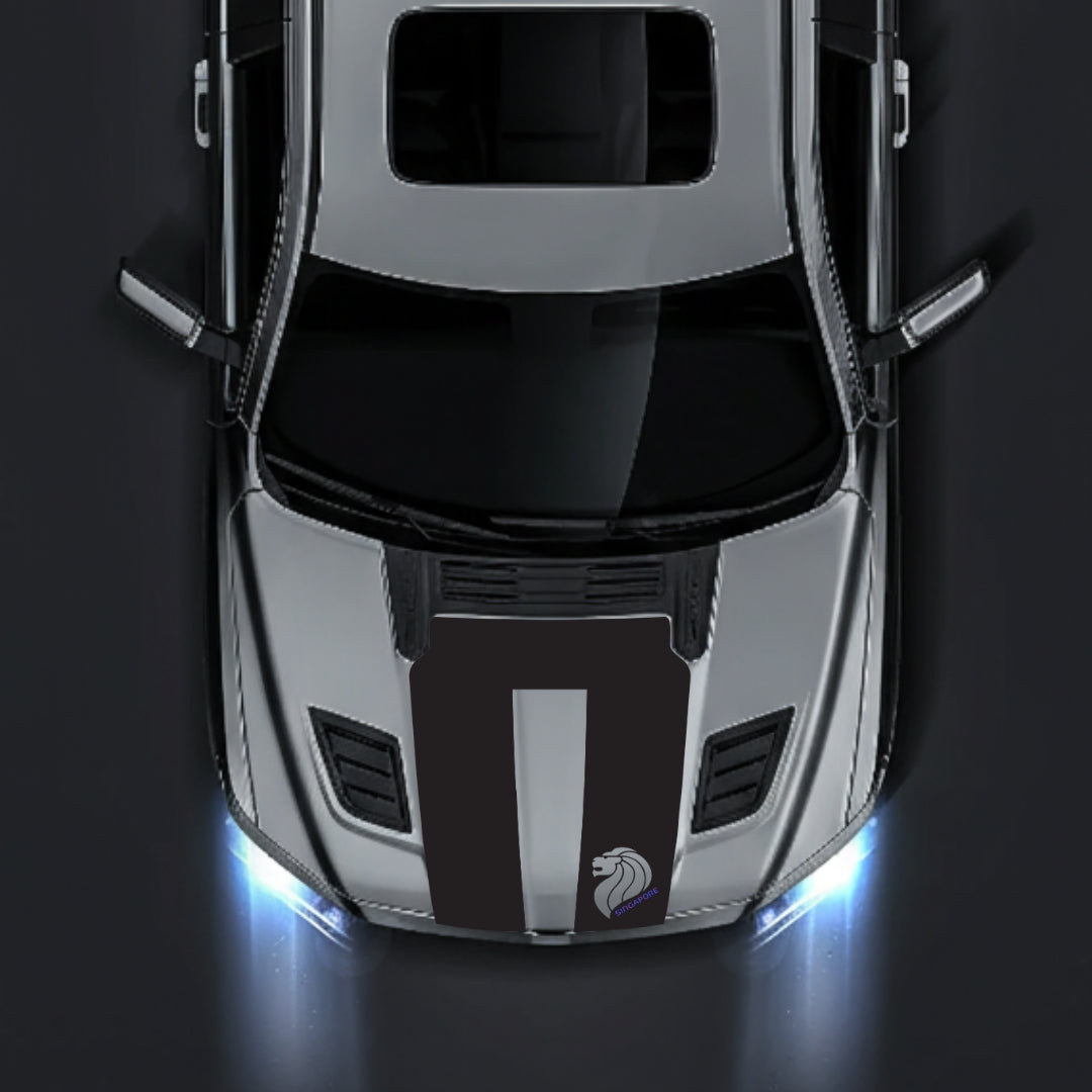 Hood Panel Decal/Sticker - Singapore - Cut Graphic Kit - For Dodge RAM 1500 2019-2025 - Premium Vinyl