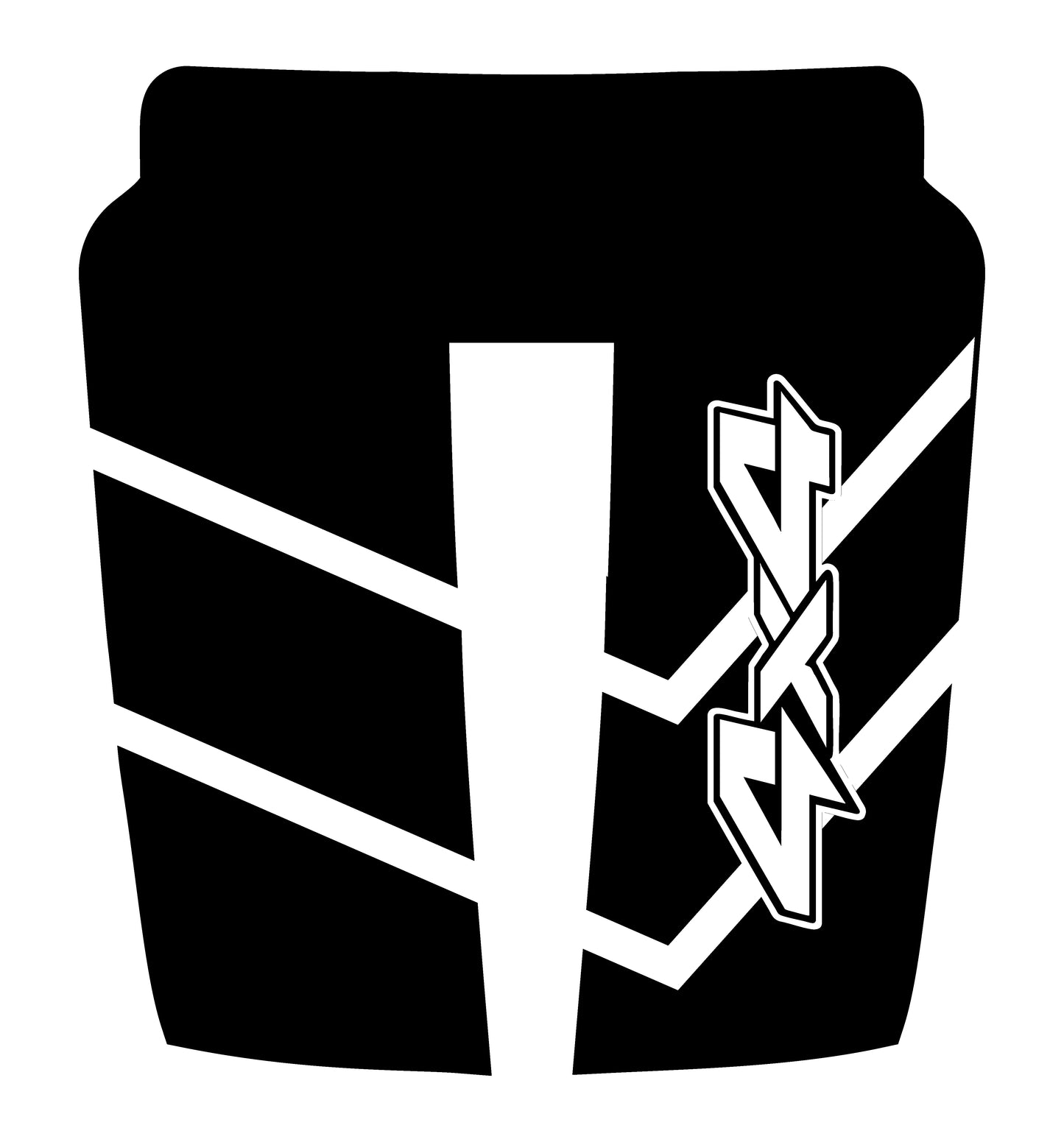Hood Panel Decal/Sticker - Bold 4x4 Geometric Chevron Graphic Kit - For Dodge Ram 2019-2025 - Premium Vinyl