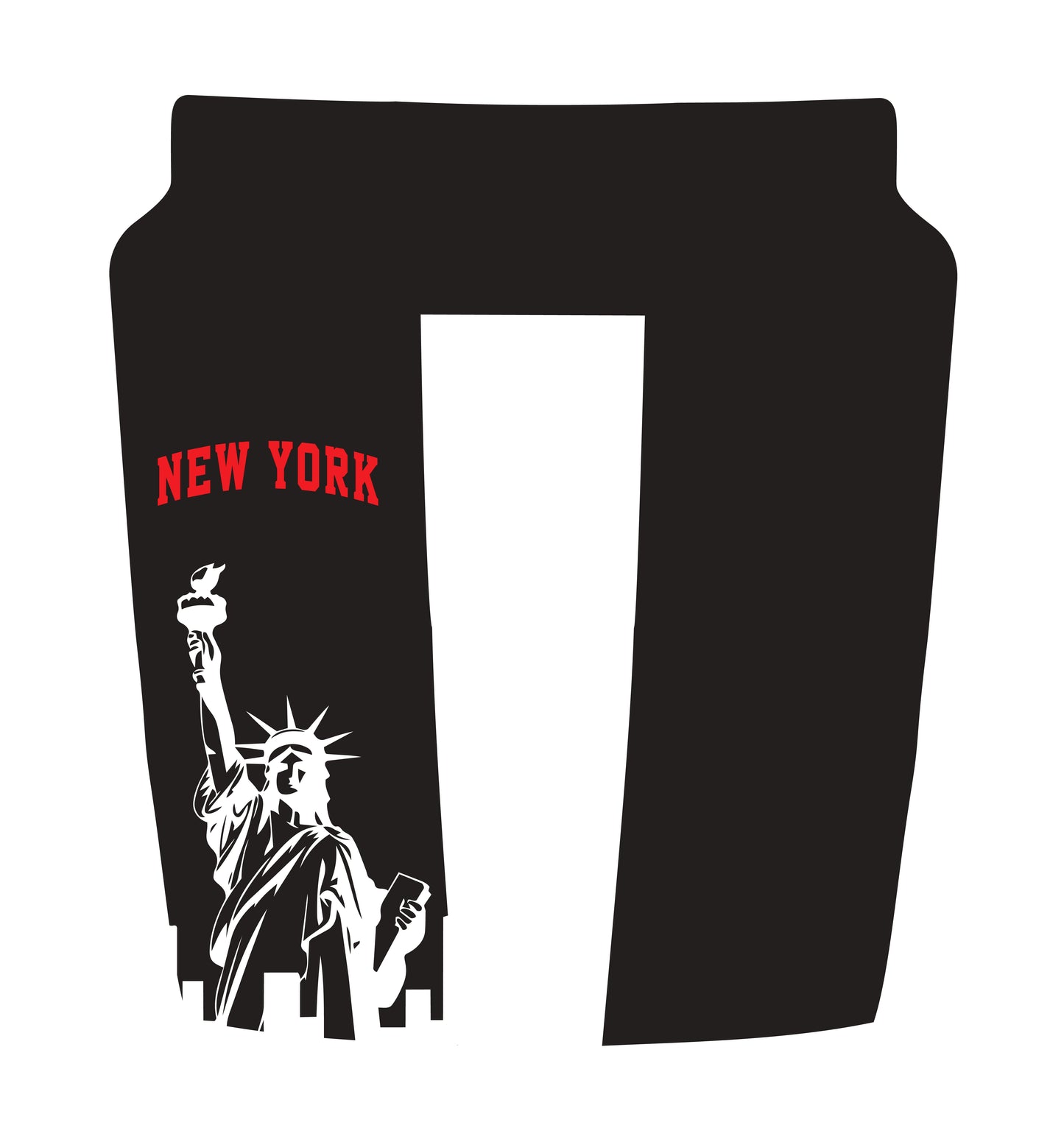 Hood Panel Decal/Sticker - New York - Cut Graphic Kit - For Dodge RAM 1500 2019-2025 - Premium Vinyl