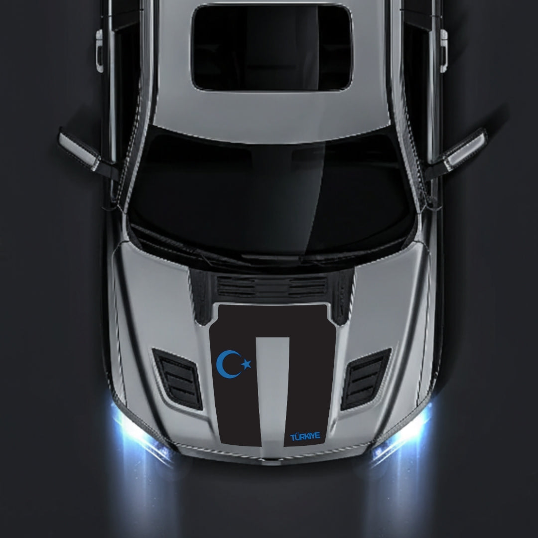 Performance Hood Panel Decal/Sticker - Turkey Graphic Kit - For Dodge RAM 1500 2019-2025 - Premium Vinyl