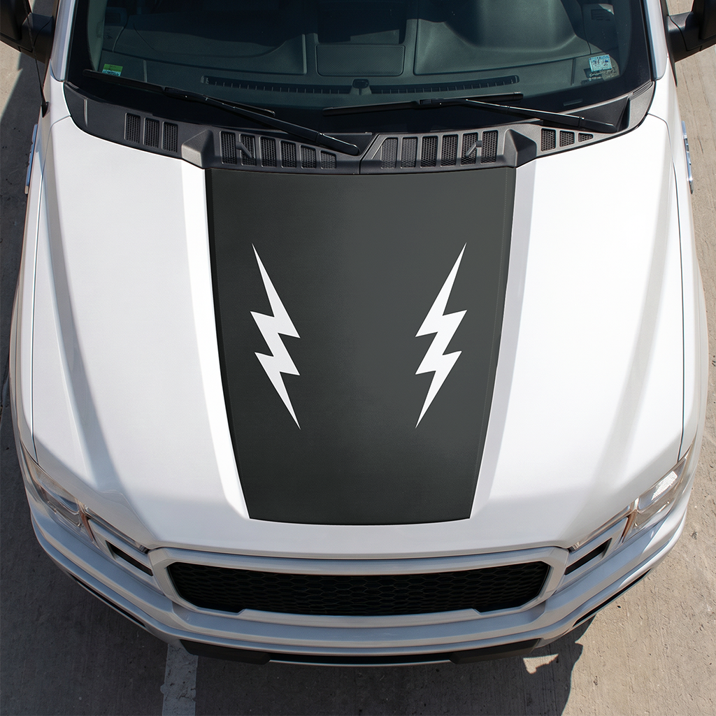 Hood Panel Decal/Sticker - Different Styles Graphic Decals Kit- For Ford F-150 2015-2020 - Premium Vinyl