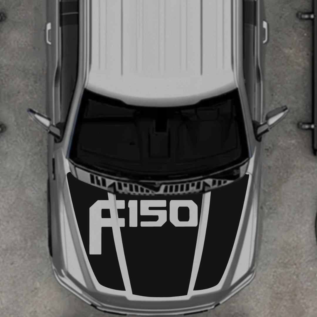 Hood Panel Decal/Sticker - Style 19 Graphic Kit - For Ford F-150 2020-2026 - Premium Vinyl
