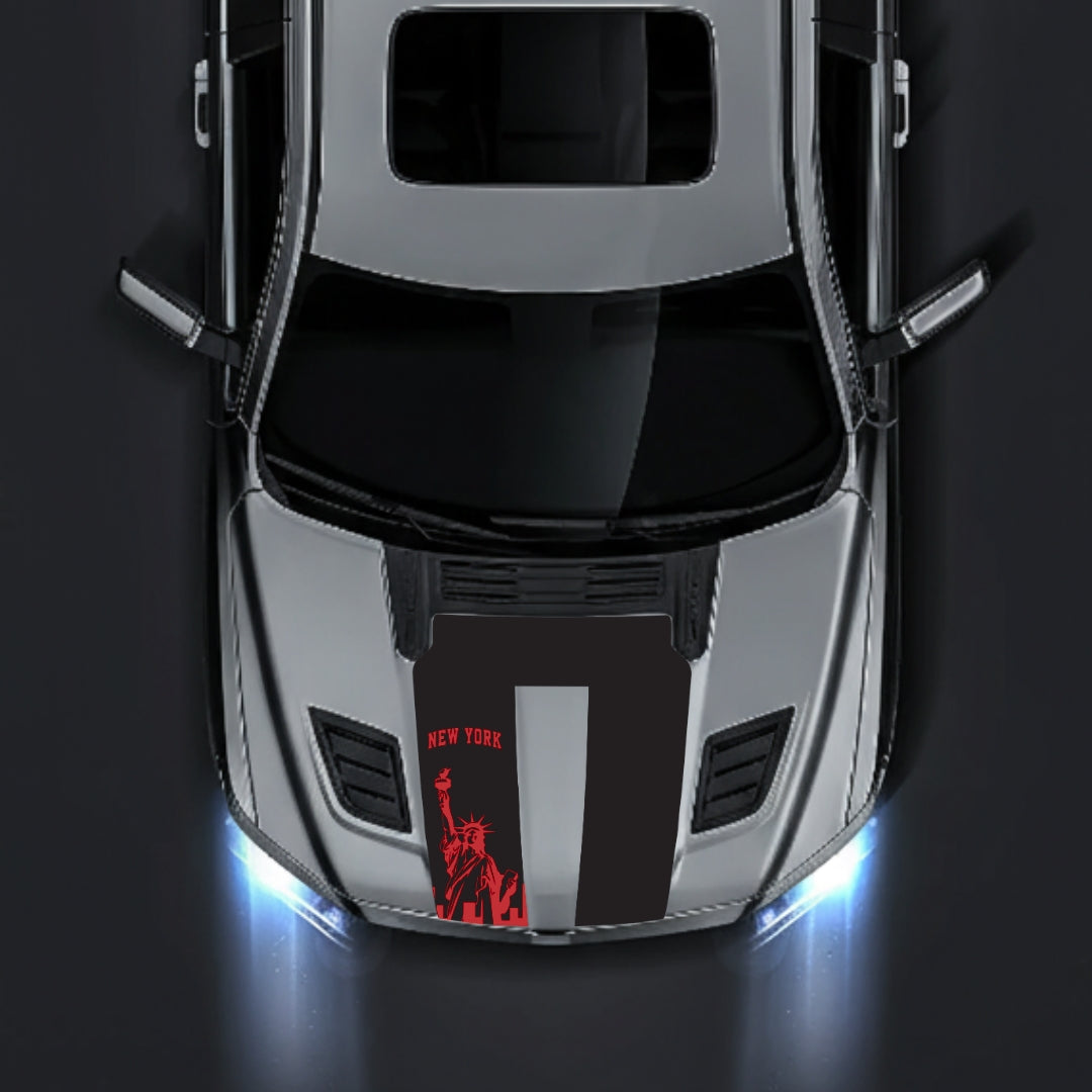 Hood Panel Decal/Sticker - New York Graphic Kit - For Dodge RAM 1500 2019-2025 - Premium Vinyl