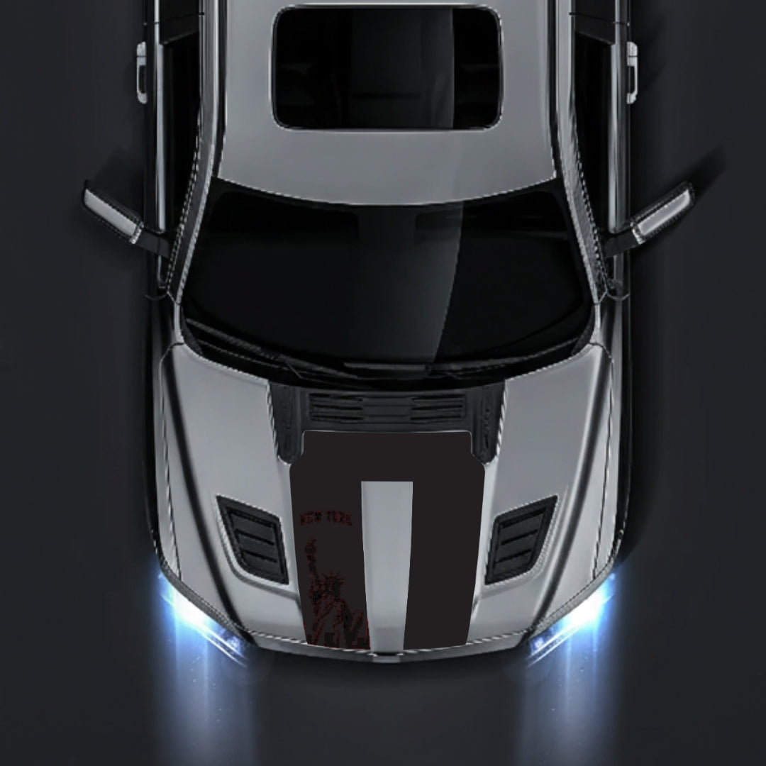 Hood Panel Decal/Sticker - New York Graphic Kit - For Dodge RAM 1500 2019-2025 - Premium Vinyl