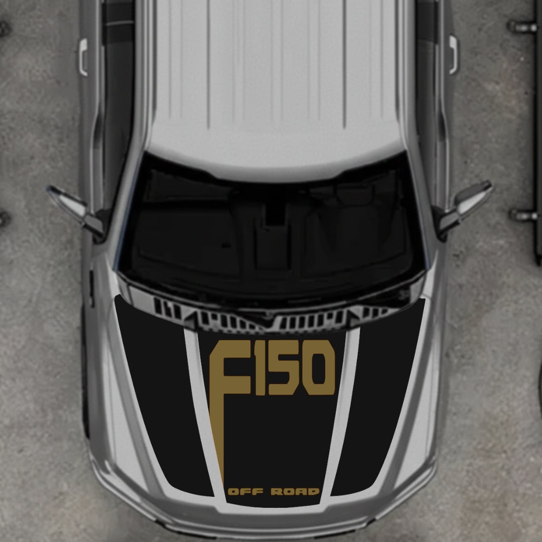 Hood Panel Decal/Sticker - Style 23 Graphic Kit - For Ford F-150 2020-2026 - Premium Vinyl