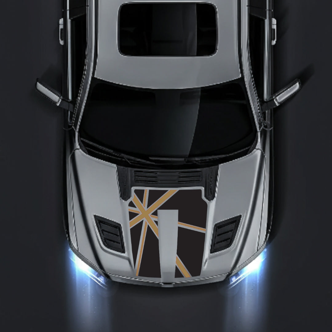 Hood Panel Decal/Sticker - England - Cut Graphic Kit - For Dodge RAM 1500 2019-2025 - Premium Vinyl