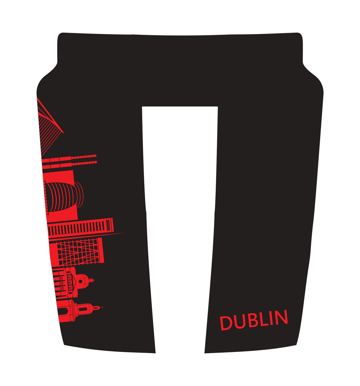 Hood Panel Decal/Sticker - Dublin Skyline Graphic Kit - For Dodge RAM 1500 2019-2025 - Premium Vinyl