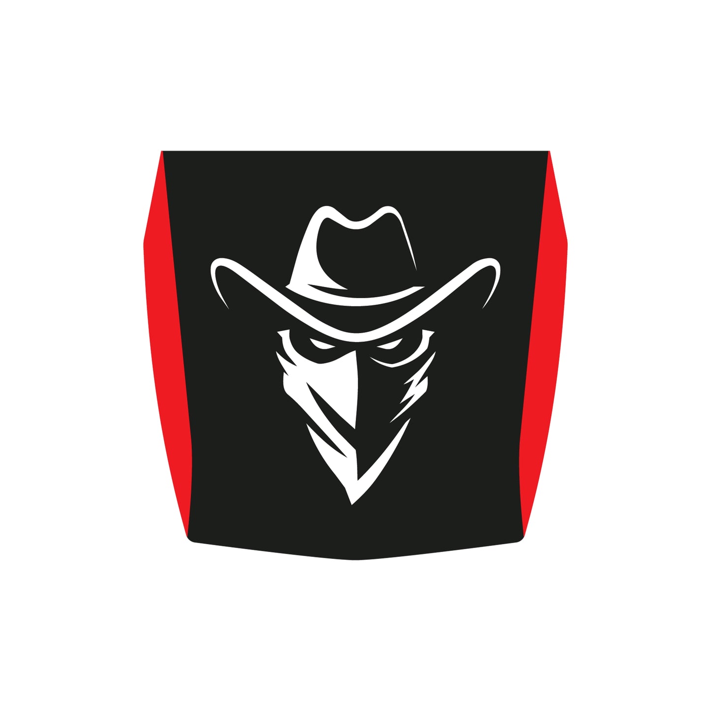 Hood Panel Decal/Sticker - Cowboy Bandit Graphic Decal Graphic Kit - For Chevrolet Silverado 2019-2024 - Premium Vinyl