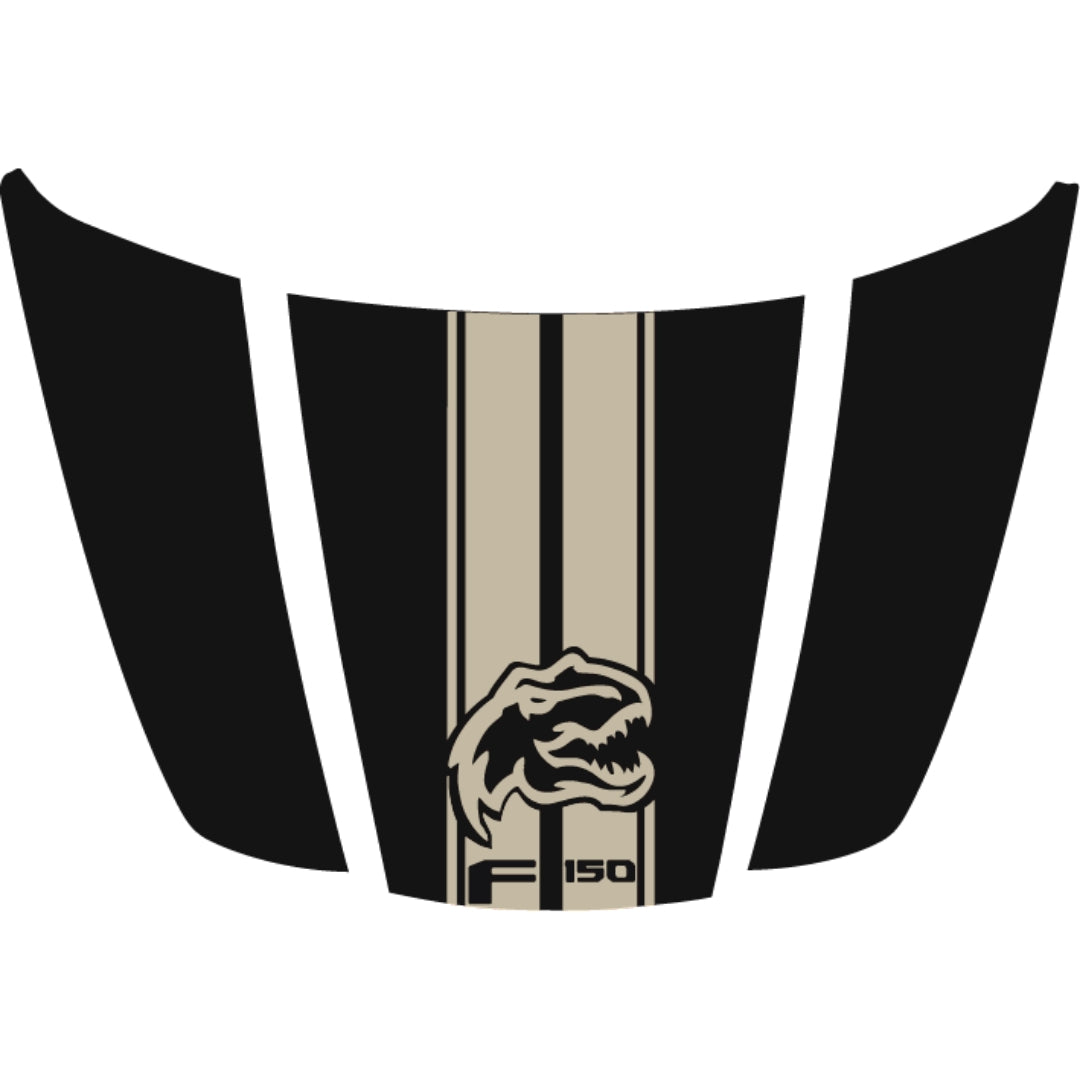 Hood Panel Decal/Sticker - Rex Graphic Kit - For Ford F-150 2020-2026 - Premium Vinyl