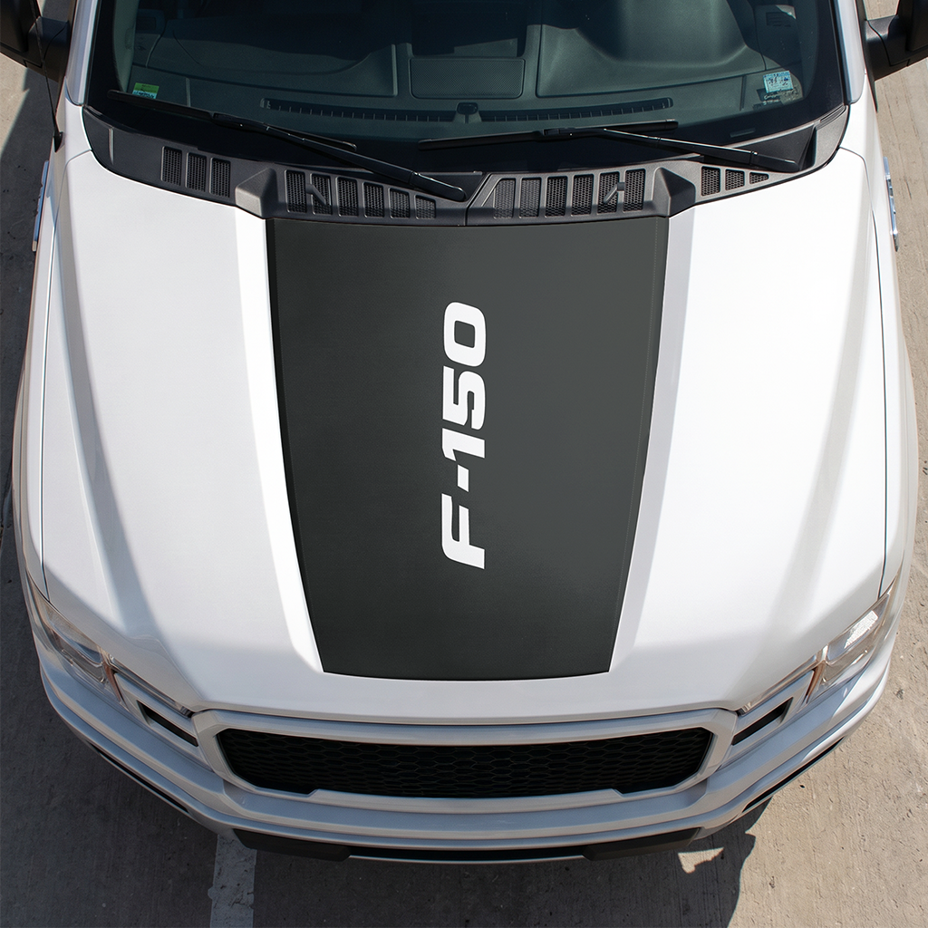 Hood Panel Decal/Sticker - Different Styles Graphic Decals Kit- For Ford F-150 2015-2020 - Premium Vinyl