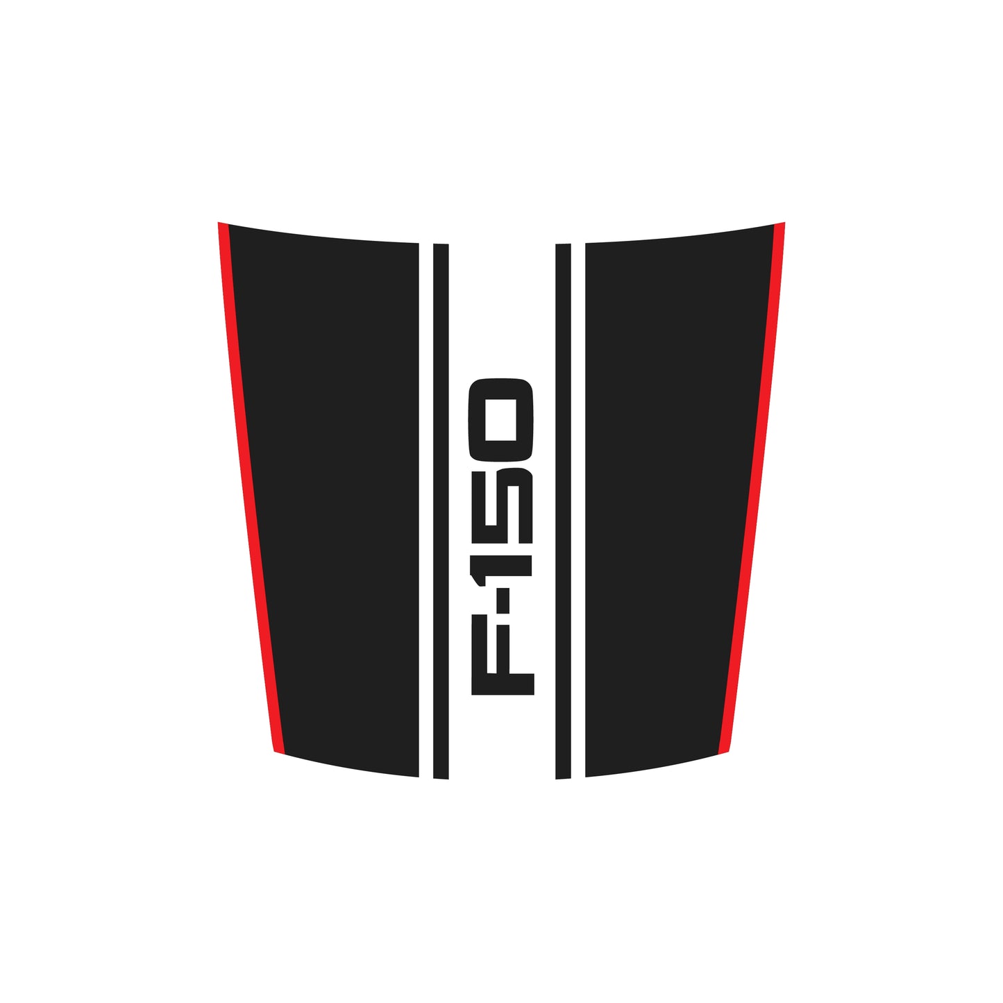 Hood Panel Decal/Sticker - Road F150 Graphic Decal Graphic Kit - For Ford F-150 2015-2020 - Premium Vinyl