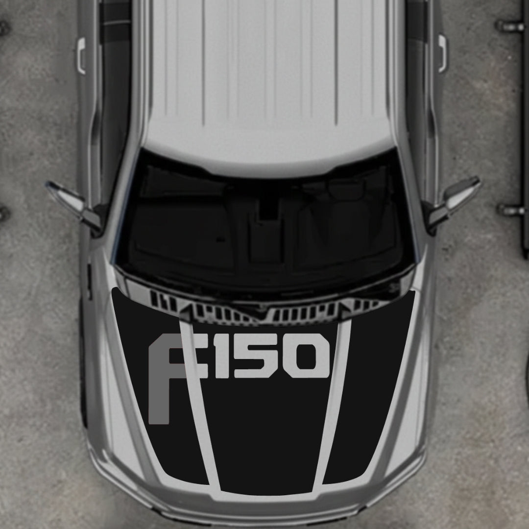 Hood Panel Decal/Sticker - Style 20 Graphic Kit - For Ford F-150 2020-2026 - Premium Vinyl